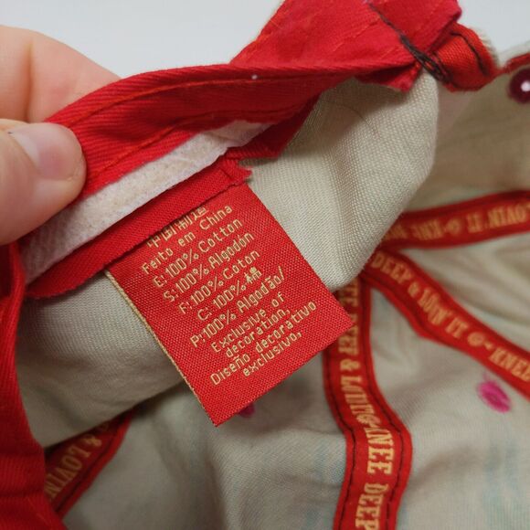 Mechanic Farm Girl Trained & Certified Strapback Hat Tan One Size Adjustable - Picture 8 of 8